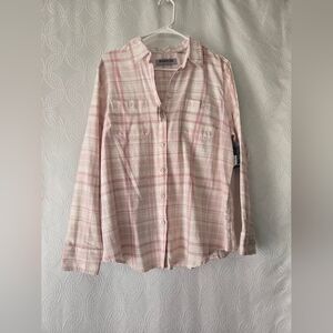Abercrombie & Fitch Pink Plaid Women's Button Down Shirt